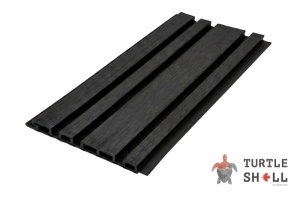 Реечная панель ДПК Ди́френт Лайнс М, Ке́ньян Блэ́квуд (Kenyan BlackWood), Коэкструзия от бренда Turtle Shell