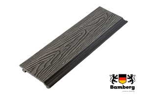 Фасадная доска ДПК Бамберг, Проджект (Project) — Black Deck